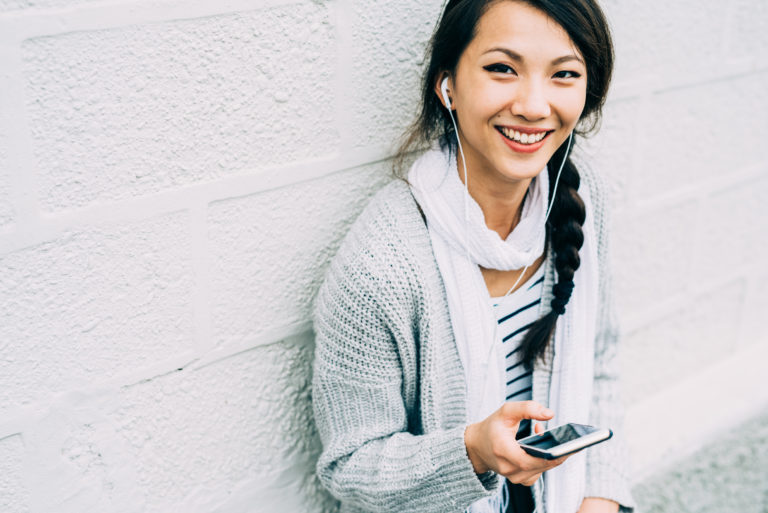 Young Millennial Woman Calling Tampa Insurance Agent